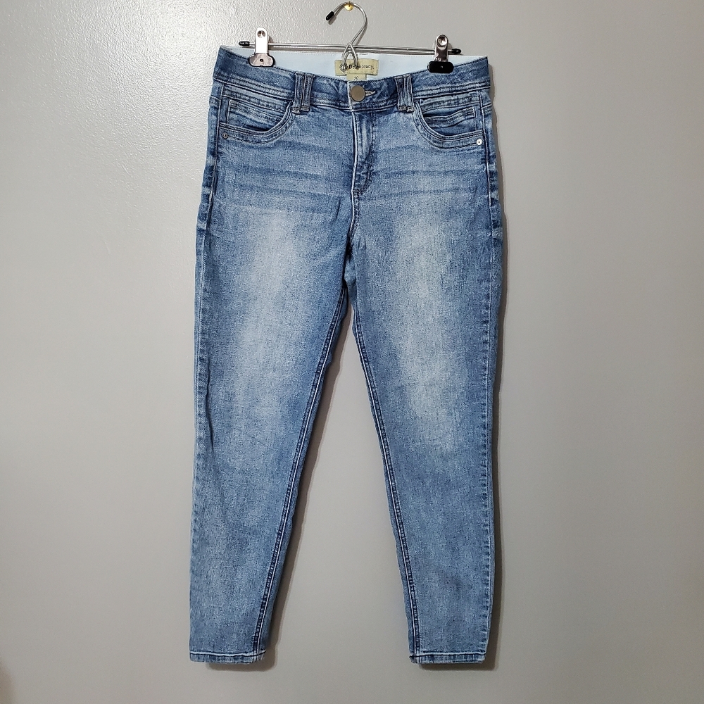 Democracy Ab Technology Womens Cropped Jeans Size 10